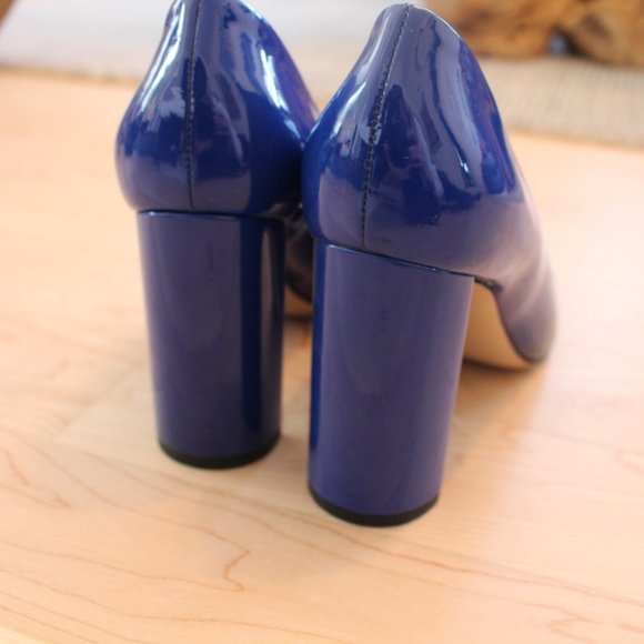 M. Gemi The Lustro 90mm Black & Blue Ombre Heels - Picture 6 of 9